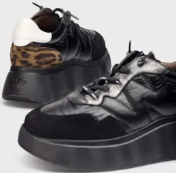 Wonders Trainers<Platform Trainers - A-3610 - Black