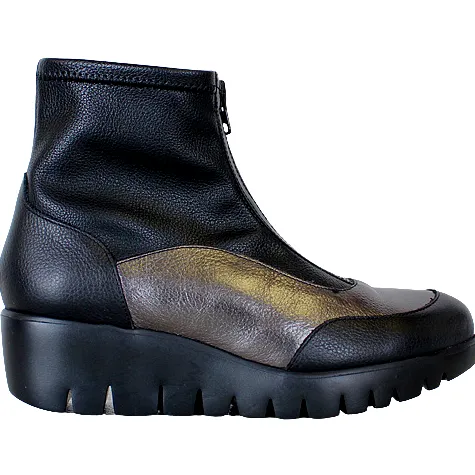 Wonders Boots<Wedge Ankle Boots - C-33302 - Black