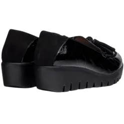 Wonders Shoes<Wedge Shoes - C-33320 - Black Patent