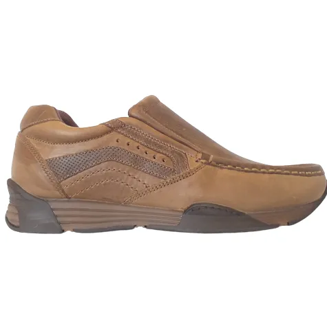 Wrangler Mens Larger Sizes | Shoes<Casual Slip On Shoes - Lavey 2 - Tan