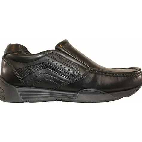 Wrangler Mens Larger Sizes | Shoes<Casual Slip On Shoes - Lavey 2 - Black