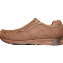 Wrangler Mens Larger Sizes | Shoes<Casual Slip On Shoes - Lavey 2 - Nut Nubuck