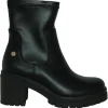 Xti Boots<Block Heeled Ankle Boots - 140190 - Black
