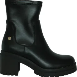 Xti Boots<Block Heeled Ankle Boots - 140190 - Black