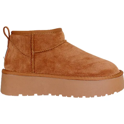 Xti Boots<Flatform Ankle Boots - 142212 - Camel