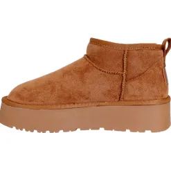 Xti Boots<Flatform Ankle Boots - 142212 - Camel