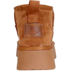 Xti Boots<Flatform Ankle Boots - 142212 - Camel