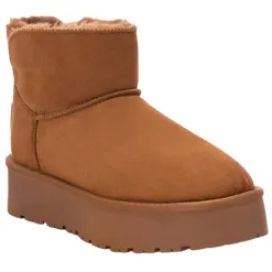 Xti Boots<Platform Ankle Boots - 142197 - Camel