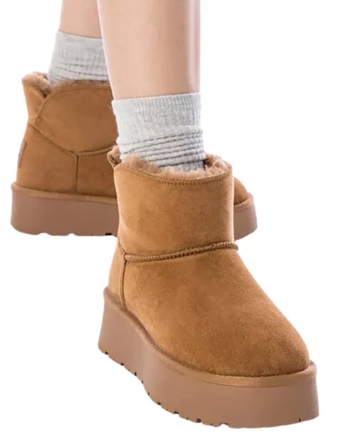 Xti Boots<Platform Ankle Boots - 142197 - Camel