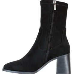 Xti Boots<Block Heeled Ankle Boots - 140485 - Black