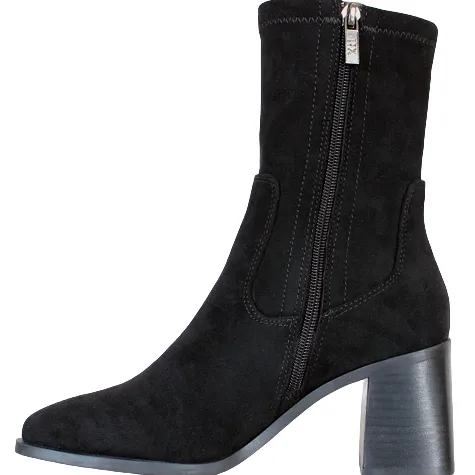 Xti Boots<Block Heeled Ankle Boots - 140485 - Black