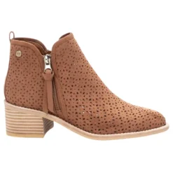 Xti Boots<Block Heel Ankle Boots - 140922 - Camel