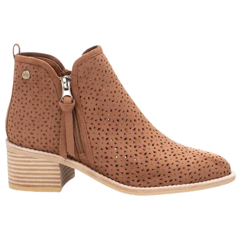 Xti Boots<Block Heel Ankle Boots - 140922 - Camel