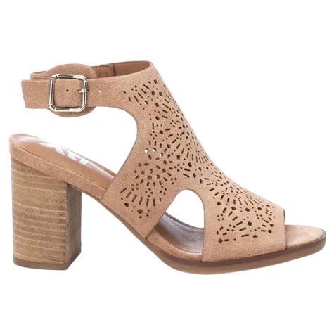 Xti Heels<Block Heel Sandals - 141098 - Camel