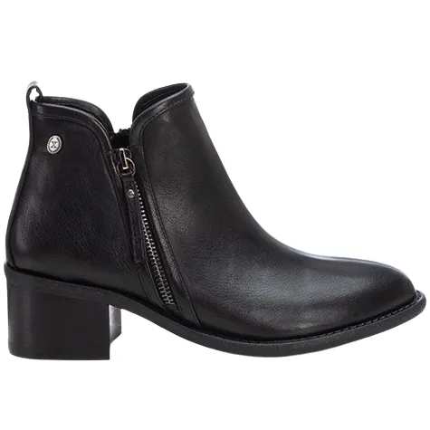 Xti Boots<Block Heeled Ankle Boots - 143478 - Black