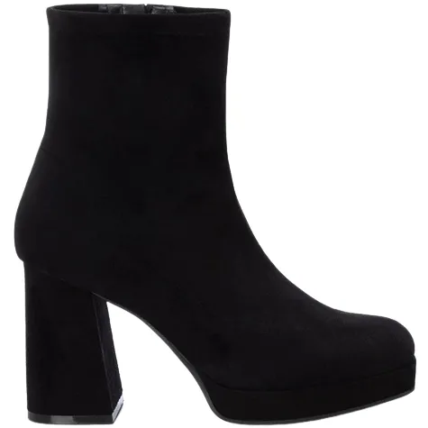 Xti Boots<Block Heeled Ankle Boots - 143108 - Black