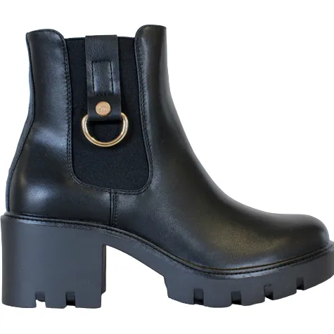 Xti Boots<Block Heeled Ankle Boots - 141537 - Black