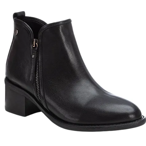 Xti Boots<Block Heeled Ankle Boots - 143478 - Black
