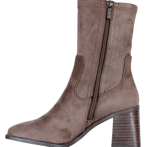 Xti Boots<Block Heeled Ankle Boots - 140485 - Taupe