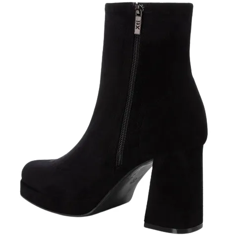 Xti Boots<Block Heeled Ankle Boots - 143108 - Black