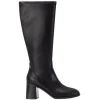 Xti Boots<Block Heeled Knee Boots - 143422 - Black