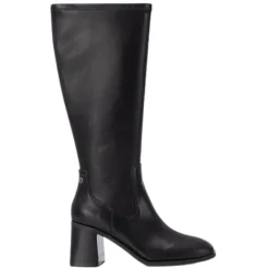 Xti Boots<Block Heeled Knee Boots - 143422 - Black