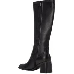 Xti Boots<Block Heeled Knee Boots - 143422 - Black