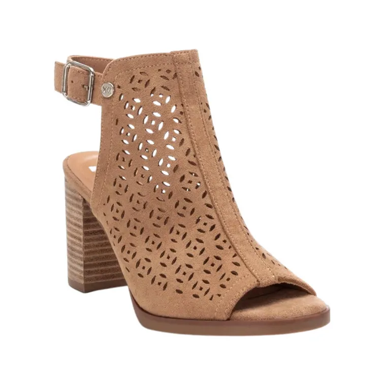 Xti Heels<Block Heeled Sandals - 141391 - Taupe