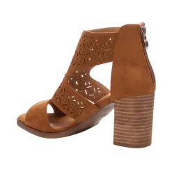 Xti Heels<Block Heeled Sandals - 141392 - Camel
