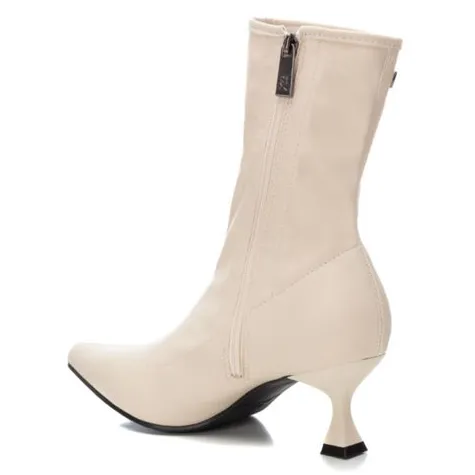 Xti Boots<Dressy Heeled Ankle Boots- 140455 - Ice