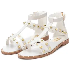 Xti Sandals<Flat Sandals - 141217 - Grey/White