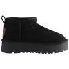 Xti Boots<Flatform Ankle Boots-142212- Black