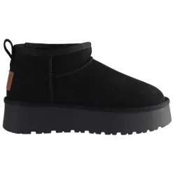 Xti Boots<Flatform Ankle Boots-142212- Black