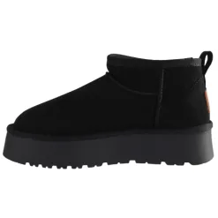 Xti Boots<Flatform Ankle Boots-142212- Black