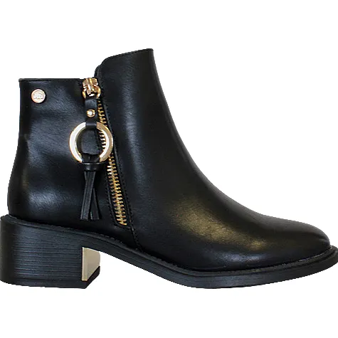 Xti Boots<Ladies Ankle Boots - 141941 - Black
