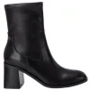 Xti Boots<Ladies Block Heeled Ankle Boots - 143421 - Black