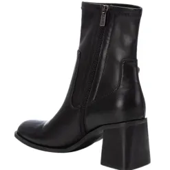 Xti Boots<Ladies Block Heeled Ankle Boots - 143421 - Black