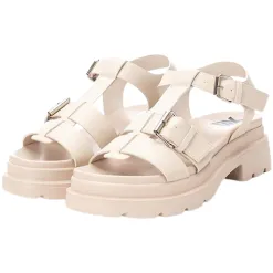Xti Sandals<Ladies Chunky Sandals - 142314 - Off White
