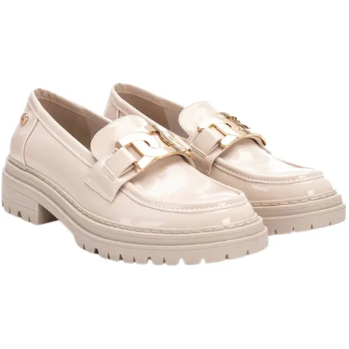 Xti Shoes<Ladies Loafers - 141727 - Beige