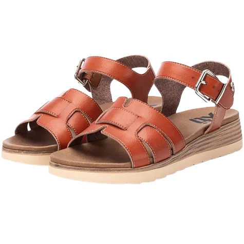 Xti Sandals<Ladies Low Wedge Sandals - 142900 - Camel
