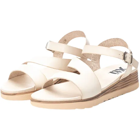 Xti Sandals<Ladies Low Wedge Sandals -142897 - Off White