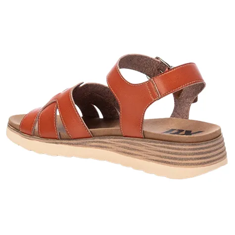 Xti Sandals<Ladies Low Wedge Sandals - 142900 - Camel