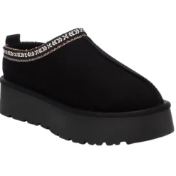 Xti Shoes<Ladies Platform Mules - 143237 - Black