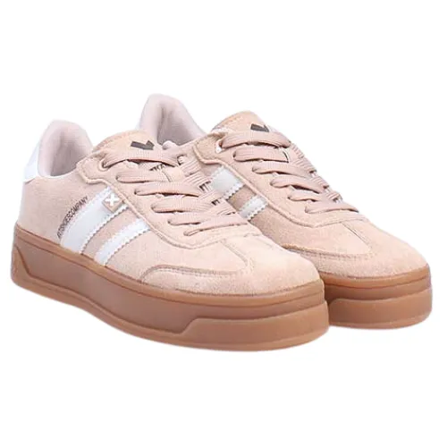 Xti Trainers<Ladies Platform Trainers - 143644 - Beige