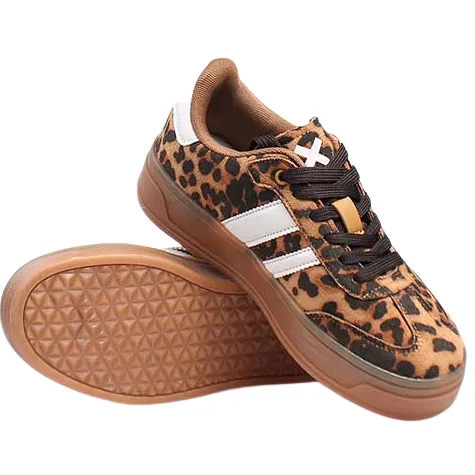 Xti Trainers<Ladies Platform Trainers - 143644 - Leopard