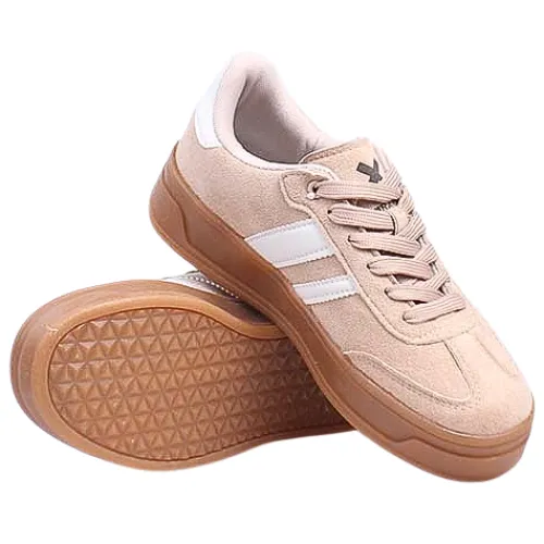 Xti Trainers<Ladies Platform Trainers - 143644 - Beige