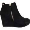 Xti Boots<Ladies Wedge Boots - 142145 - Black