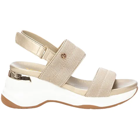 Xti Sandals<Ladies Wedge Sandals - 142828 - Beige