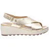 Xti Sandals<Ladies Wedge Sandals - 142700 - Gold