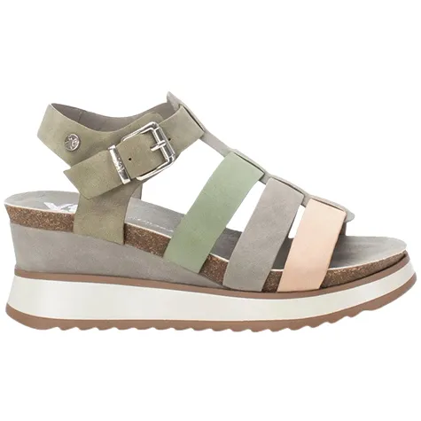 Xti Sandals<Ladies Wedge Sandals - 142826 - Green